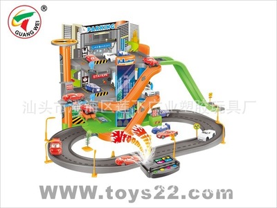 批发DIY益智玩具 P2688D轨道停车场 激发创造力与无限乐趣